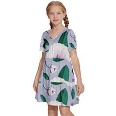 Kids  Short Sleeve Tiered Mini Dress 