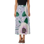 Flowers Petals Blossom Flora Classic Midi Chiffon Skirt