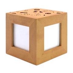 Wood Photo Frame Cube 