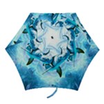 Dolphin Blue Sea Fantasy Mini Folding Umbrellas