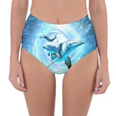 Reversible High-Waist Bikini Bottoms 