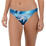 Dolphin Blue Sea Fantasy Band Bikini Bottoms