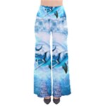 Dolphin Blue Sea Fantasy So Vintage Palazzo Pants