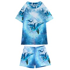 Kids  Swim T-Shirt and Shorts Set 