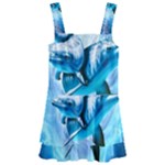 Dolphin Blue Sea Fantasy Kids  Layered Skirt Swimsuit