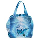 Dolphin Blue Sea Fantasy Boxy Hand Bag