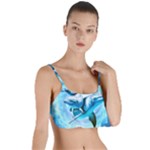 Dolphin Blue Sea Fantasy Layered Top Bikini Top 