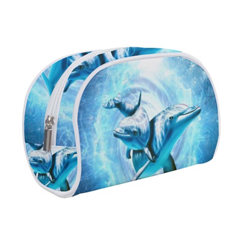 Dolphin Blue Sea Fantasy Make Up Case (Small) from ArtsNow.com