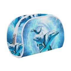 Dolphin Blue Sea Fantasy Make Up Case (Small) from ArtsNow.com