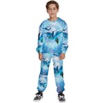 Dolphin Blue Sea Fantasy Kids  Sweatshirt set