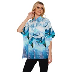 Women s Batwing Button Up Shirt 