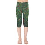 Grass Nature Meadow Kids  Capri Leggings 