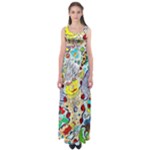 Supersonic ladybug angel power Empire Waist Maxi Dress