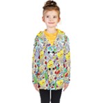 Supersonic ladybug angel power Kids  Double Breasted Button Coat