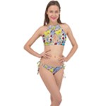 Supersonic ladybug angel power Cross Front Halter Bikini Set