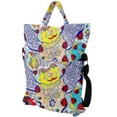 Fold Over Handle Tote Bag 