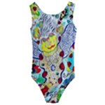 Supersonic ladybug angel power Kids  Cut-Out Back One Piece Swimsuit