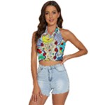 Supersonic ladybug angel power Backless Halter Cami Shirt