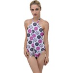 Pattern Seamless Design Decorative Go with the Flow One Piece Swimsuit