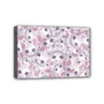 Sweet Kawaii Kitty Pattern (ai) Bk Mini Canvas 6  x 4  (Stretched)