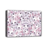 Sweet Kawaii Kitty Pattern (ai) Bk Mini Canvas 7  x 5  (Stretched)