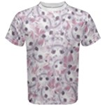 Sweet Kawaii Kitty Pattern (ai) Bk Men s Cotton T-Shirt