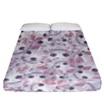 Sweet Kawaii Kitty Pattern (ai) Bk Fitted Sheet (Queen Size)