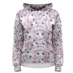 Sweet Kawaii Kitty Pattern (ai) Bk Women s Pullover Hoodie