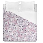 Sweet Kawaii Kitty Pattern (ai) Bk Duvet Cover (Queen Size)