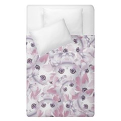 Sweet Kawaii Kitty Pattern (ai) Bk Duvet Cover Double Side (Single Size) from ArtsNow.com