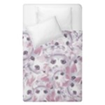 Sweet Kawaii Kitty Pattern (ai) Bk Duvet Cover Double Side (Single Size)