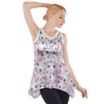 Sweet Kawaii Kitty Pattern (ai) Bk Side Drop Tank Tunic