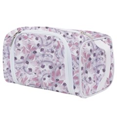 Sweet Kawaii Kitty Pattern (ai) Bk Toiletries Pouch from ArtsNow.com