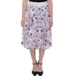 Sweet Kawaii Kitty Pattern (ai) Bk Classic Midi Skirt