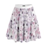 Sweet Kawaii Kitty Pattern (ai) Bk High Waist Skirt