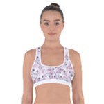 Sweet Kawaii Kitty Pattern (ai) Bk Cross Back Sports Bra