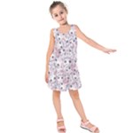 Sweet Kawaii Kitty Pattern (ai) Bk Kids  Sleeveless Dress