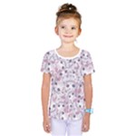 Sweet Kawaii Kitty Pattern (ai) Bk Kids  One Piece T-Shirt