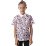 Sweet Kawaii Kitty Pattern (ai) Bk Kids  Short Sleeve Shirt