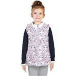 Sweet Kawaii Kitty Pattern (ai) Bk Kids  Hooded Puffer Vest