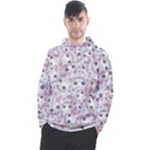 Sweet Kawaii Kitty Pattern (ai) Bk Men s Pullover Hoodie