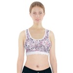 Sweet Kawaii Kitty Pattern (ai) Bk Sports Bra With Pocket