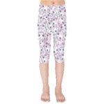 Sweet Kawaii Kitty Pattern (ai) Bk Kids  Capri Leggings 