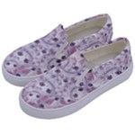 Sweet Kawaii Kitty Pattern (ai) Bk Kids  Canvas Slip Ons