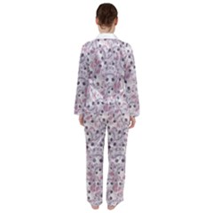 Women s Long Sleeve Satin Pajamas Set	 