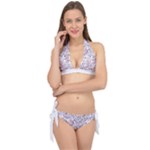 Sweet Kawaii Kitty Pattern (ai) Bk Tie It Up Bikini Set