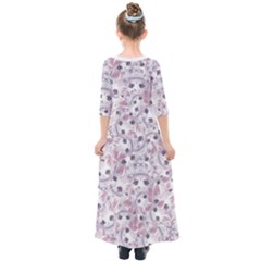 Kids  Quarter Sleeve Maxi Dress 