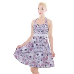 Halter Party Swing Dress  