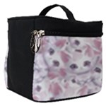 Sweet Kawaii Kitty Pattern (ai) Bk Make Up Travel Bag (Small)