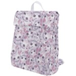 Sweet Kawaii Kitty Pattern (ai) Bk Flap Top Backpack